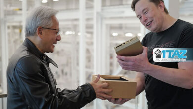 ایلان ماسک و جنسن هوانگ در کنفرانس سرمایه گذاری آمریکا و عربستان