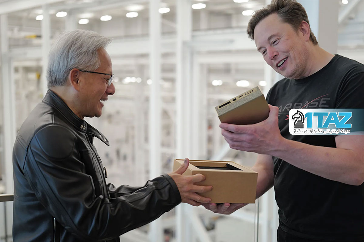 ایلان ماسک و جنسن هوانگ در کنفرانس سرمایه گذاری آمریکا و عربستان